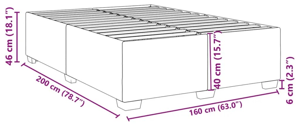 ΠΛΑΙΣΙΟ ΚΡΕΒΑΤΙΟΥ TAUPE 160X200 ΕΚ. ΥΦΑΣΜΑΤΙΝΟ 3284489