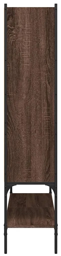 vidaXL Βιβλιοθήκη Καφέ Δρυς 102x30x141,5εκ. από Επεξεργασμένο Ξύλο