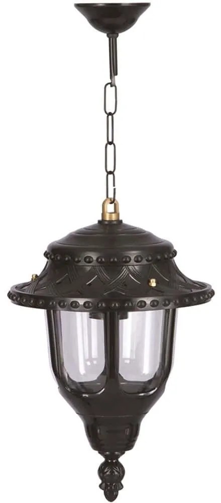 Φωτιστικό Οροφής 685AVN1194 Φ25x50cm E27 40W Black Opviq