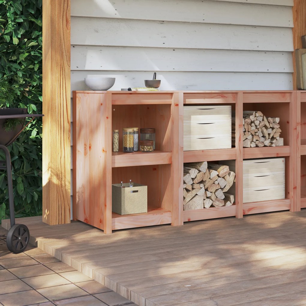 vidaXL Εξωτερική Ντουλάπα Κουζίνας 55x55x92 cm Μασίφ Ξύλο Douglas