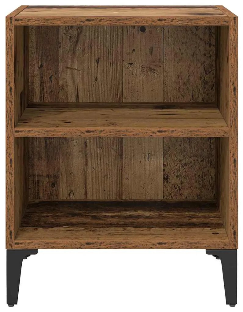 vidaXL Κομοδίνο Παλαιό ξύλο 40 x 30 x 50 cm Επεξεργασμένο ξύλο