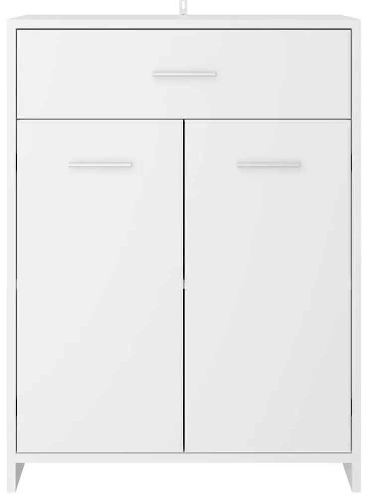 vidaXL Ντουλάπι Μπάνιου Λευκό 60 x 33 x 80 εκ. από Επεξ. Ξύλο