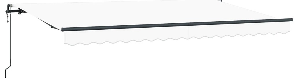 vidaXL Σκηνίτσα Αναδιπλούμενη Λευκό 400 x 200 cm