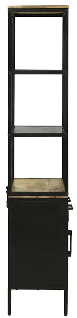 vidaXL Highboard Καφέ 70 x 35 x 180 εκ. Μασίφ ξύλο μάνγκο