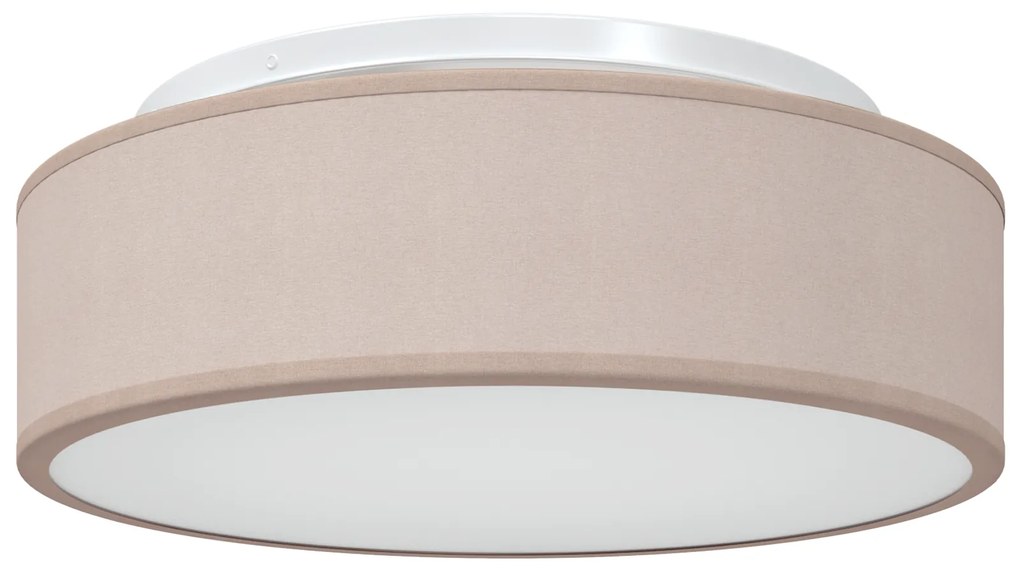 vidaXL Φωτιστικά Οροφής  Flush Mount Ταπέ Ø 38 εκ Υφάσματος E27