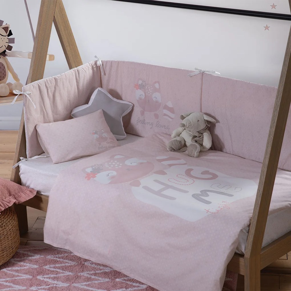 Κουβερλί Κούνιας (110x140) Nef-Nef Homeware Lovely Fox