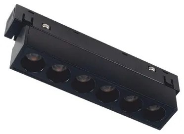 Μαγνητικό Φωτιστικό Ράγας 6W IP20 4000K MEYE640B Aca-MEYE640B-Μαύρο MEYE640B