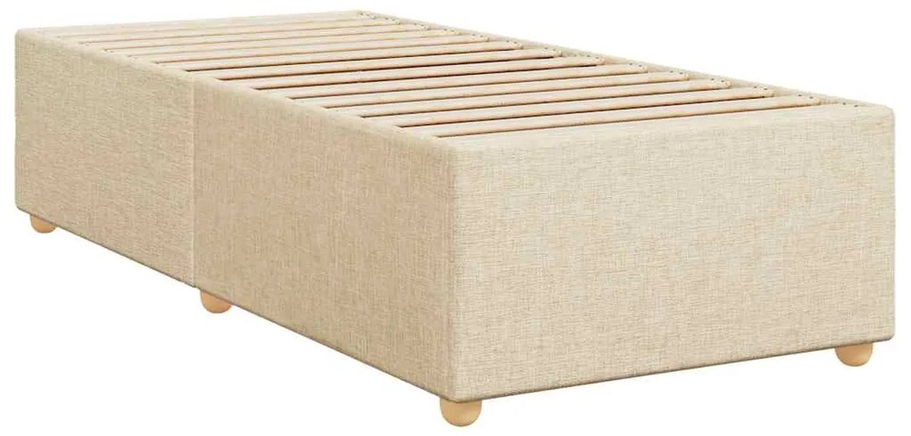 ΚΡΕΒΑΤΙ BOXSPRING ΜΕ ΣΤΡΩΜΑ ΚΡΕΜ 80 X 200 ΕΚ. ΥΦΑΣΜΑΤΙΝΟ 3288819