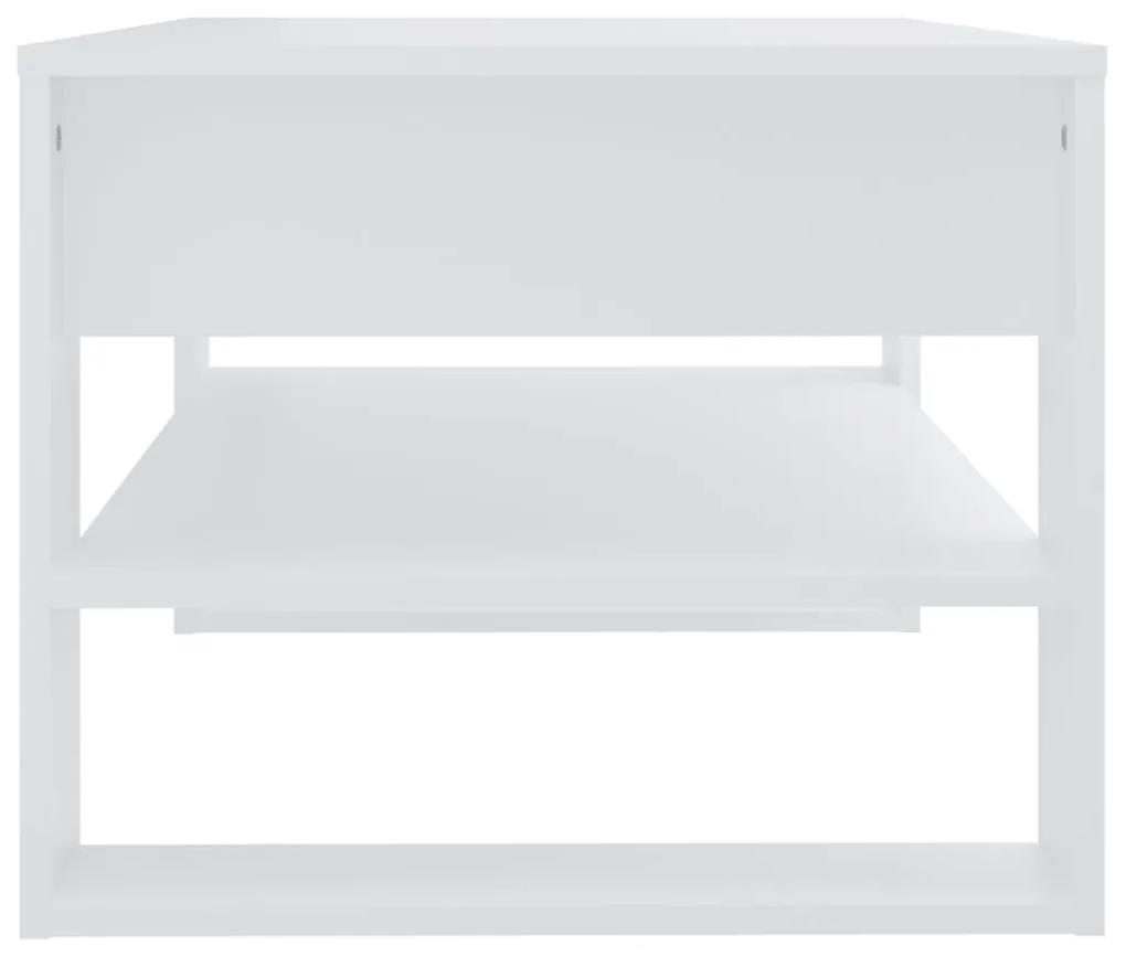 vidaXL Τραπεζάκι Σαλονιού Λευκό 102 x 55 x 45 εκ. από Επεξεργ. Ξύλο