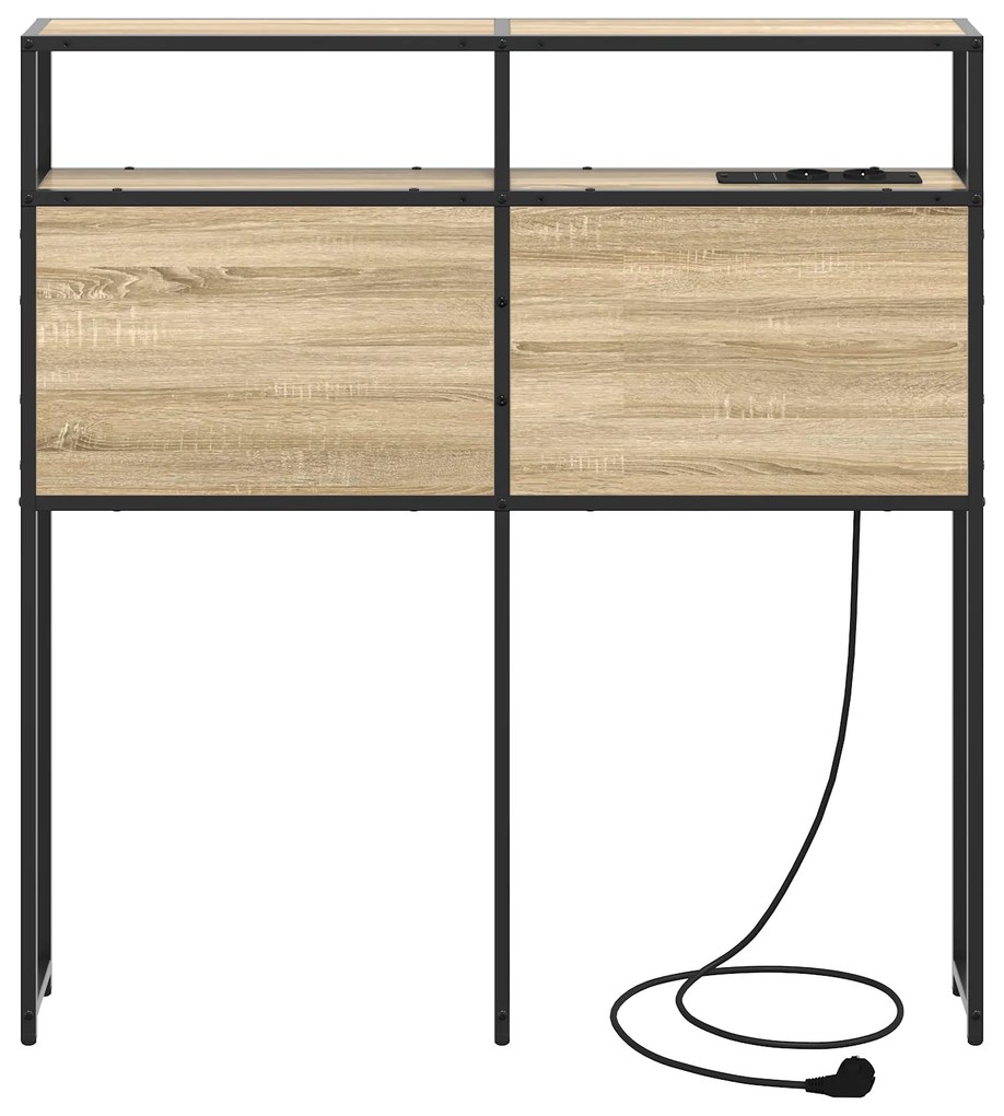 vidaXL Κεφαλάρι Αποθήκης Sonoma Δρυς 75 cm Επεξεργασμένο ξύλο