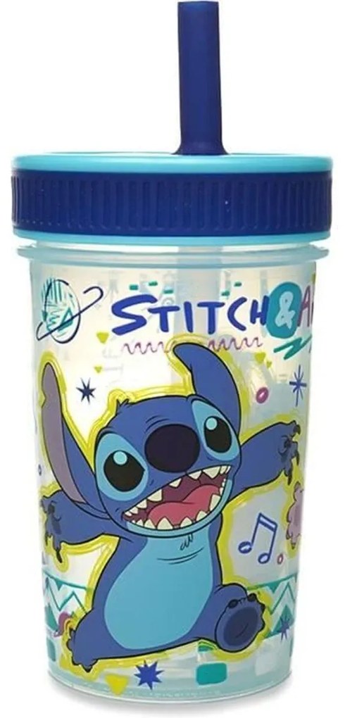 ποτήρι εκμάθησης ThermoBaby LILO & STITCH 420 ml Μπλε