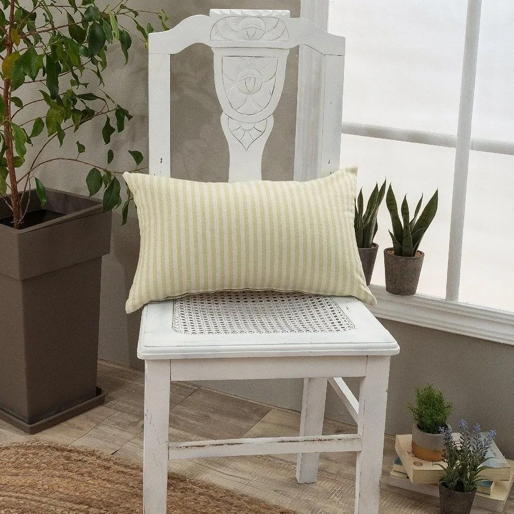 Μαξιλαροθήκη Διακοσμητική Guensa 08 Lime Teoran 30X50 Cotton-Polyester