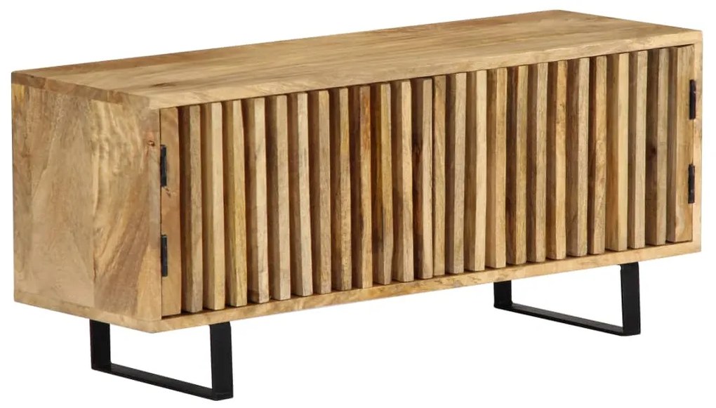 vidaXL Έπιπλο Τηλεόρασης 90 x 30 x 40 εκ. από Μασίφ Ξύλο Μάνγκο