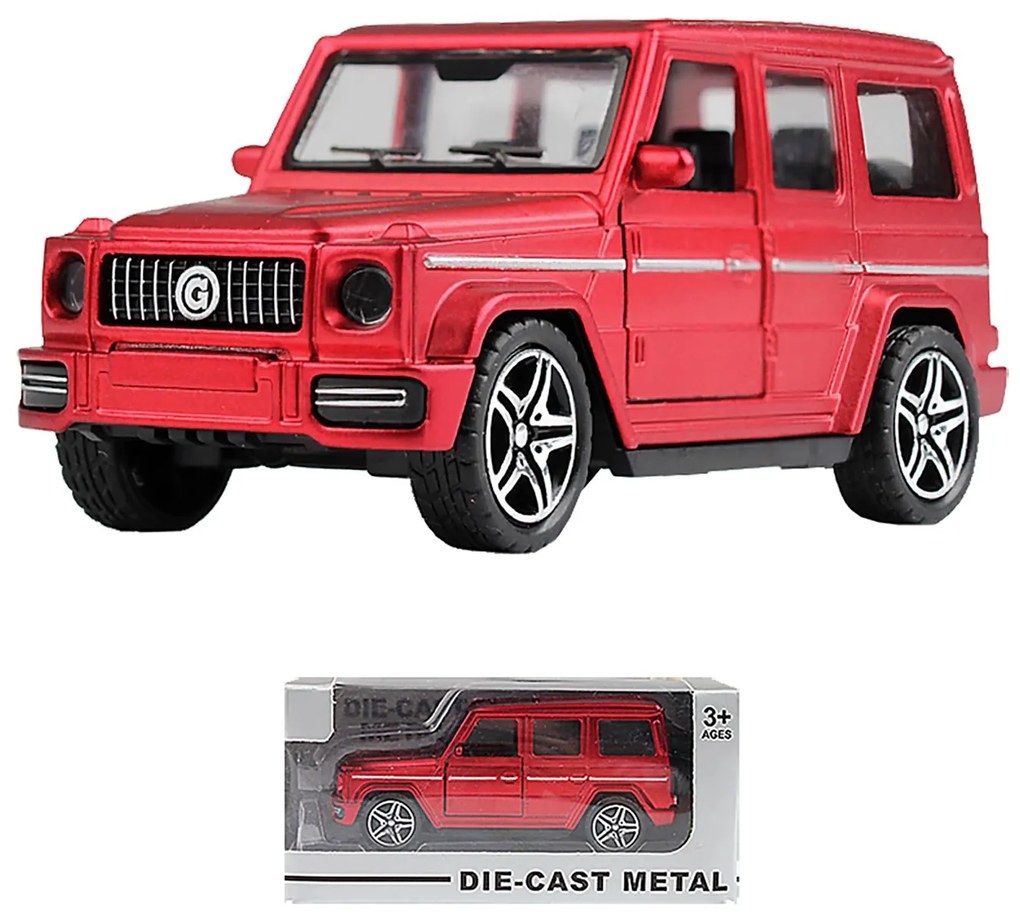 Die Cast Pull Back 1:36 Mersedes off Road 15x7x7cm ToyMarkt 902320 70-2300