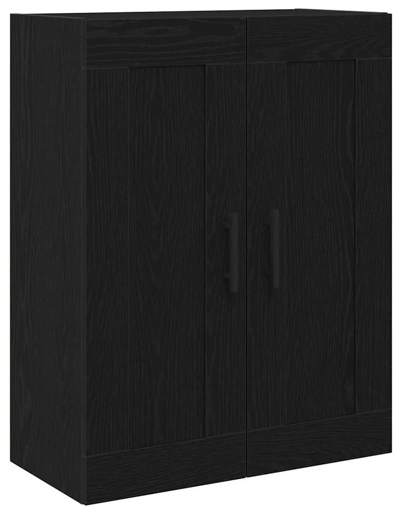 vidaXL Ντουλάπα τοίχου Επιτοίχιο Μαύρη δρυς 69.5 x 34 x 90 εκ.