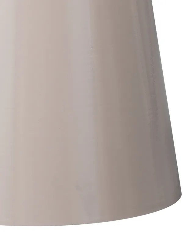 Τραπέζια σαλονιού Ginoze Inart σετ 2τεμ μέταλλο σε cappuccino απόχρωση