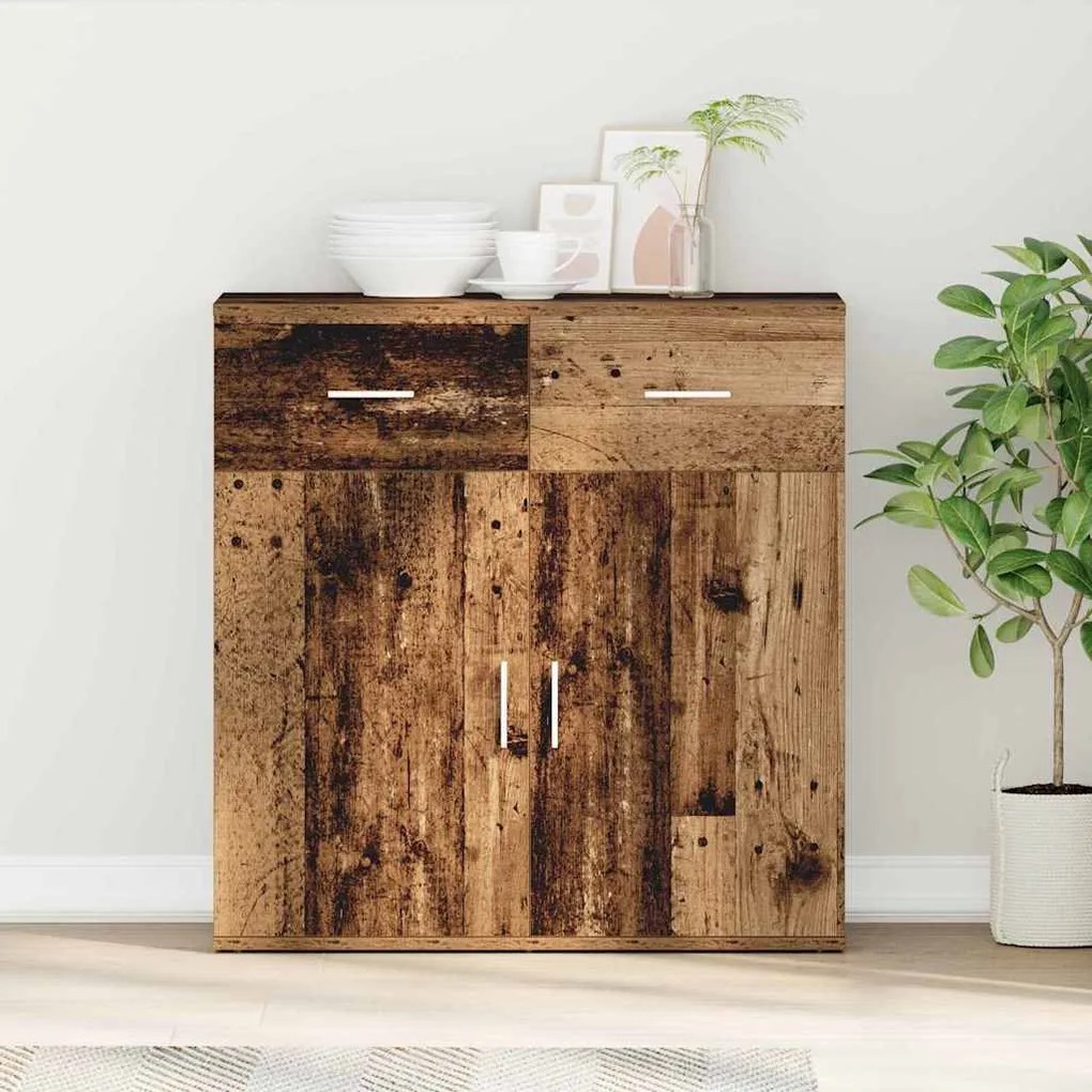vidaXL Πλαϊνό γραφείο Παλαιό ξύλο 79 x 38 x 80 εκ. Επεξεργασμένο ξύλο