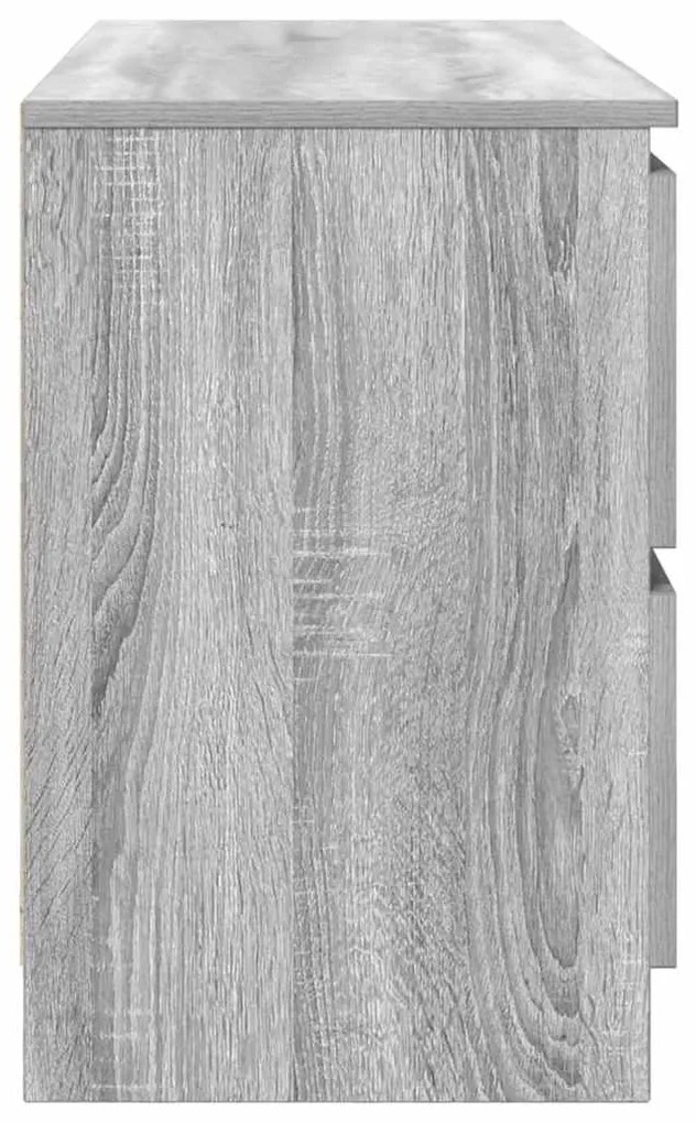 vidaXL Έπιπλο Τηλεόρασης Γκρι Sonoma 100x35x54 εκ. από Επεξεργ. Ξύλο