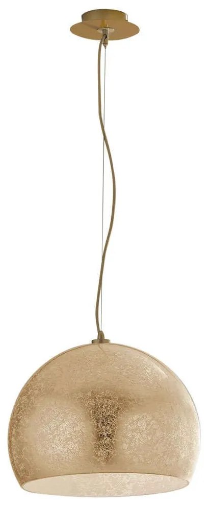 Φωτιστικό Οροφής Vanity I-VANITY/S40 ORO 3xE27 Φ40cm 120cm Gold Luce Ambiente Design Glass