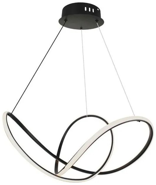 Κρεμαστό Φωτιστικό Οροφής LED 49W 230V 5220lm IP20 Dimmable Θερμό Λευκό Μαύρο 15340 VTAC-15340-Μαύρο 15340