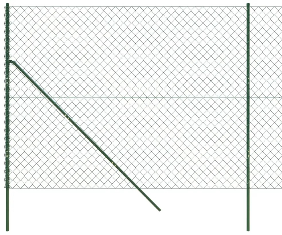 vidaXL Συρματόπλεγμα Περίφραξης Πράσινο 1,6 x 25 μ.