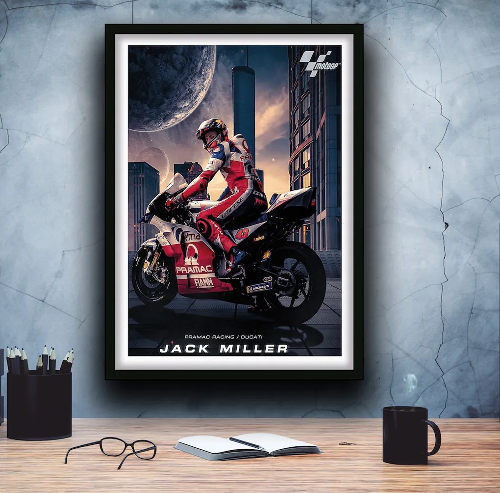 Πόστερ &amp; Κάδρο MotoGp GP016 21x30cm Εκτύπωση Πόστερ (χωρίς κάδρο)