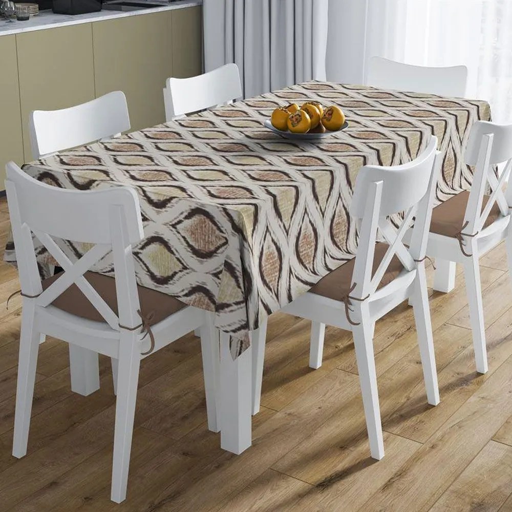 Τραπεζομάντηλο Αλέκιαστο Cyclops 460 1 Beige DimCol 140X180 Cotton-Polyester