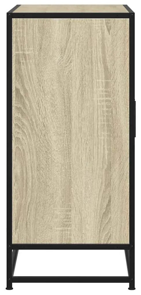 SIDEBOARD SONOMA OAK 68X35X76CM ΚΑΤΑΣΚΕΥΑΣΜΕΝΟ ΞΥΛΟ ΚΑΙ ΜΕΤΑΛΛΟ 848965