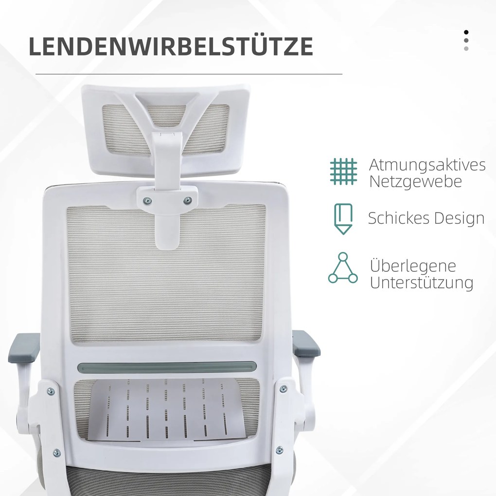 Vinsetto Καρέκλα γραφείου Καρέκλα γραφείου, ρυθμιζόμενο ύψος, 1 προσκέφαλο, 58 x 61 x 119 cm. Μαύρο