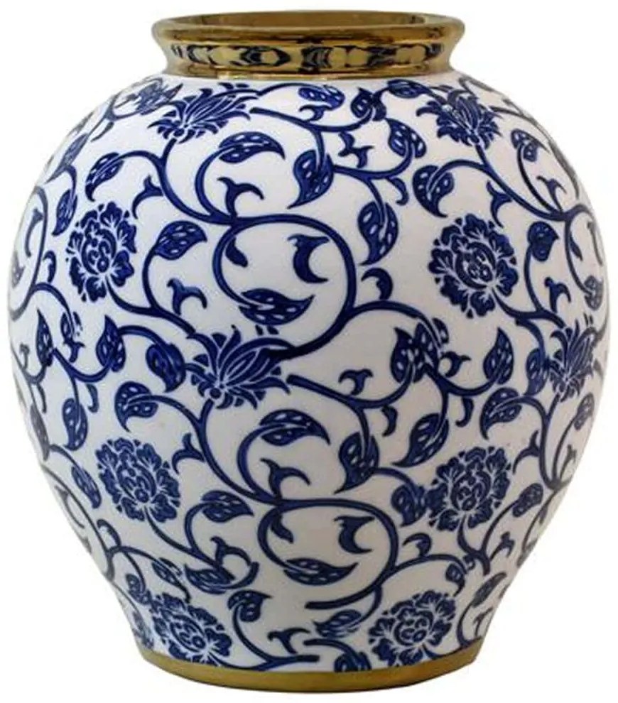 Βάζο 0050-225-011 18x21cm Multi-Blue Ceramic