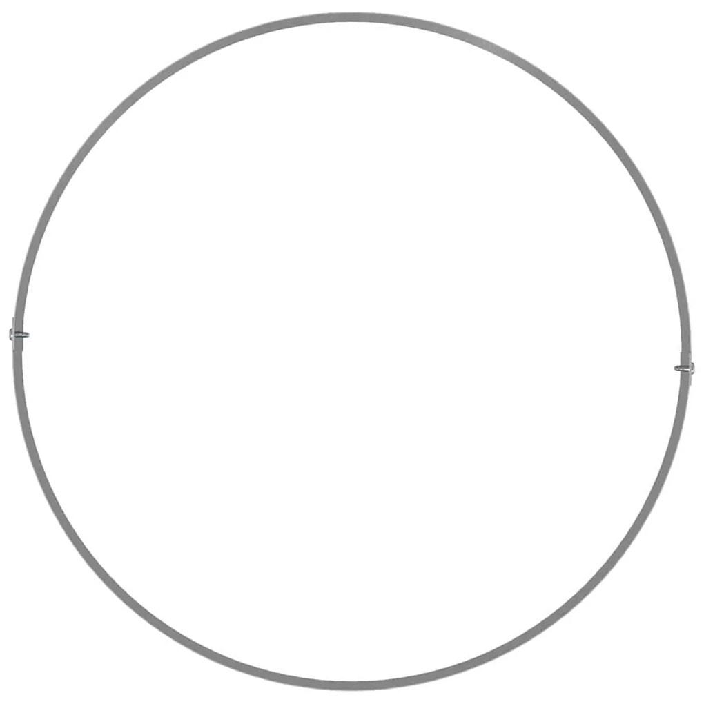 vidaXL Γλάστρα Κήπου Ασημί 40 x 40 x 20 cm Ανοξείδωτο ατσάλι