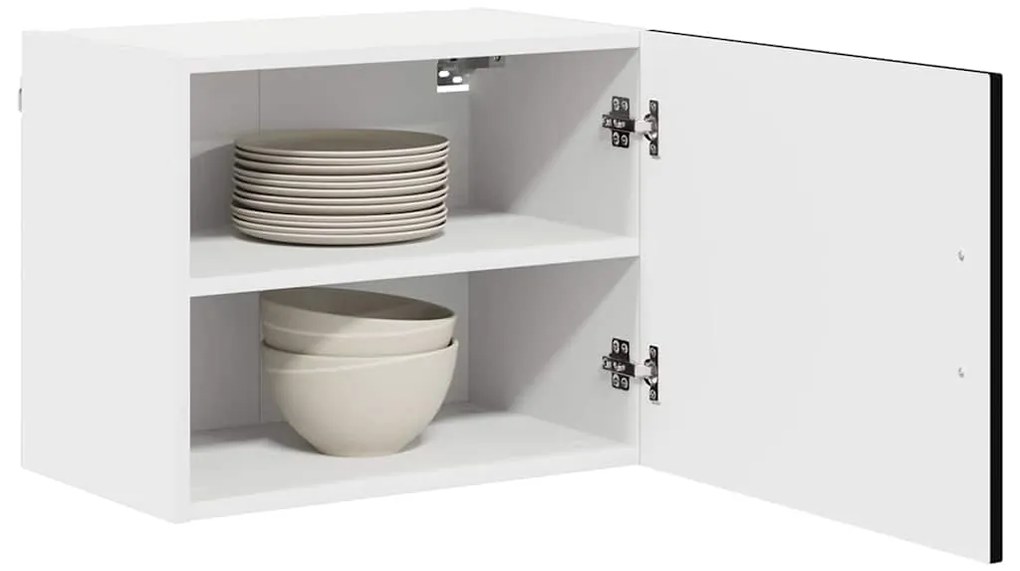 vidaXL Ντουλάπα Κουζίνας Kalmar 2 pcs Μαύρο 50 x 31 x 40 εκ.