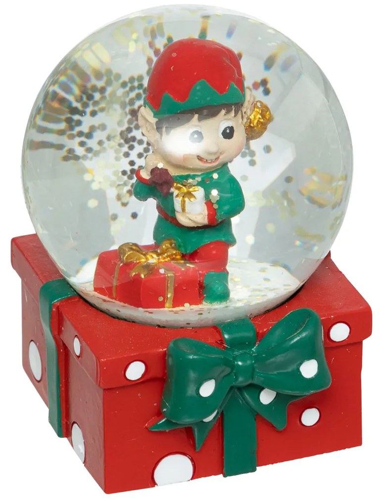 Χριστουγεννιάτικη Χιονόμπαλα (Φ6.5x8.2) A-S Elf 199142