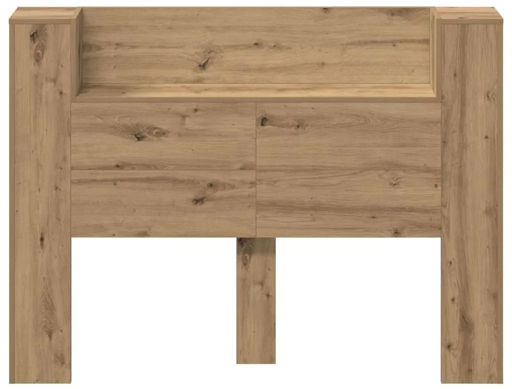 vidaXL Κεφαλάρι Artisan Oak 140 x 17 x 104,5 εκ Επεξεργασμένο ξύλο