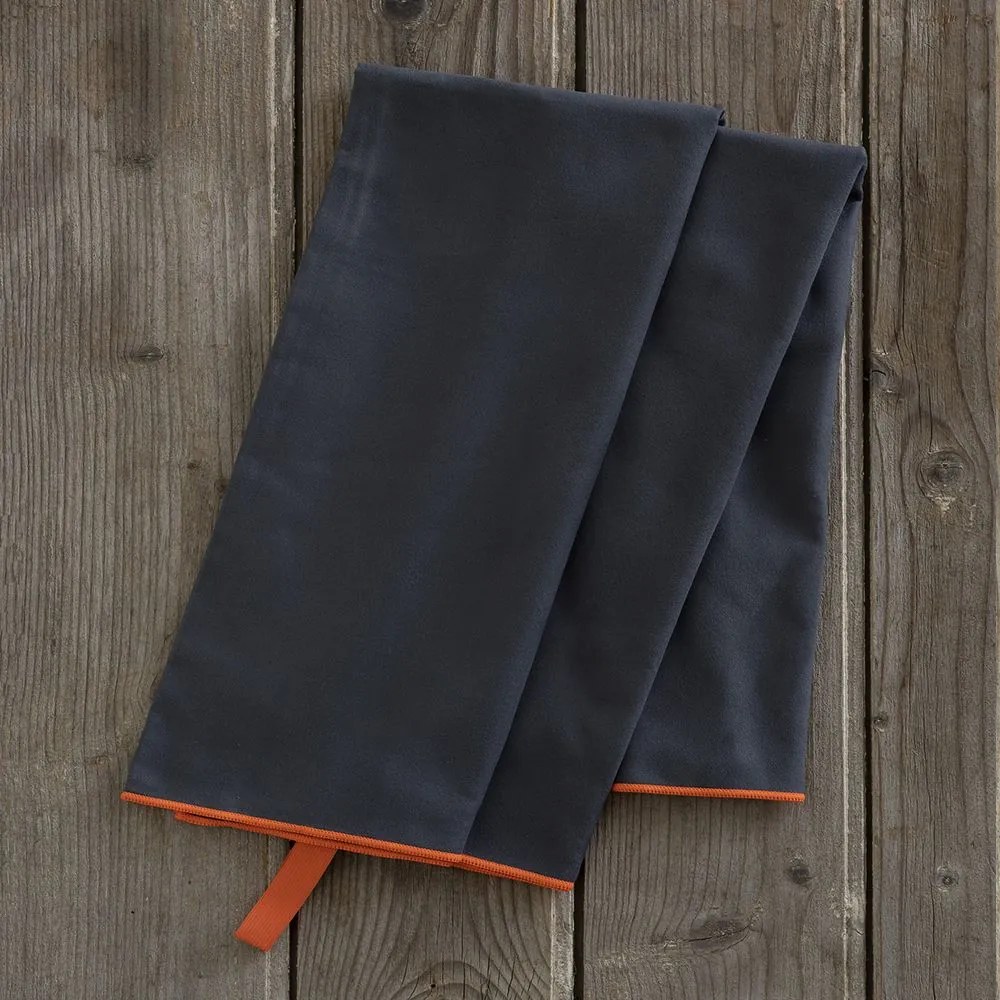 Πετσέτα Θαλάσσης Riva Dark Grey Nima Θαλάσσης 90x160cm Microfiber