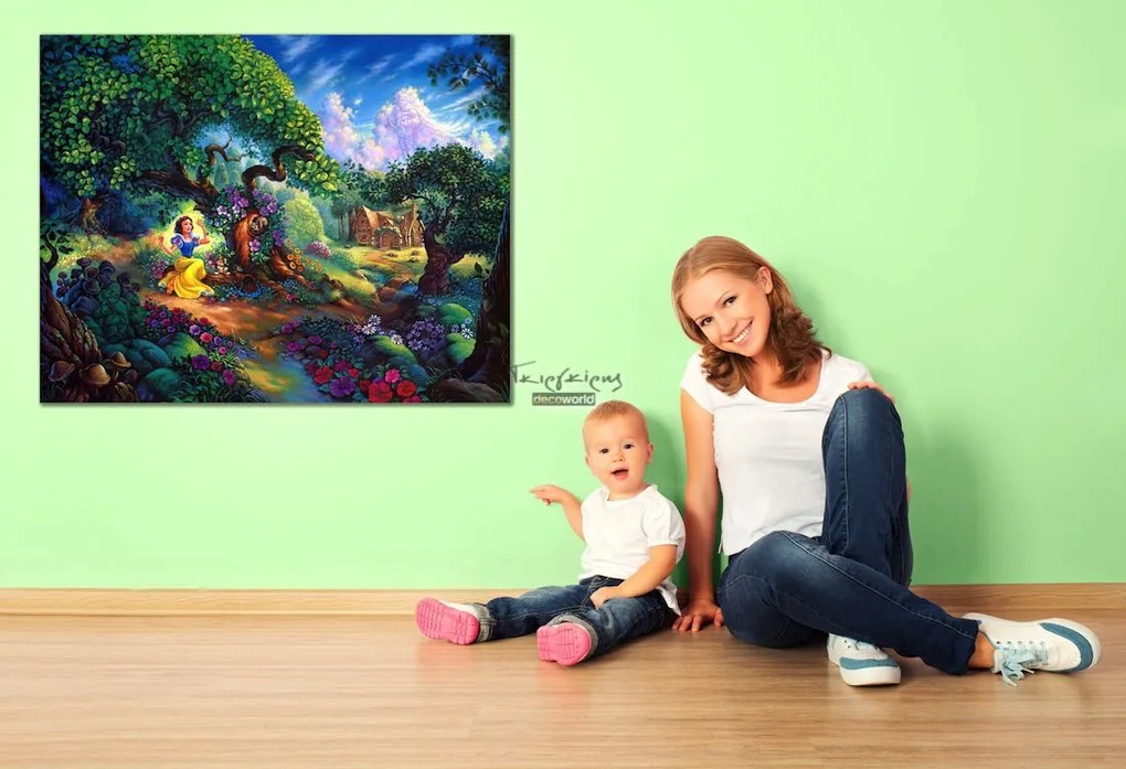 Παιδικός πίνακας σε καμβά Η Χιονάτη KNV0166 80cm x 120cm
