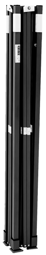 vidaXL Τέντα Εκδηλώσεων Πτυσσόμενη Pop-Up Μαύρο 580x292x315 εκ.