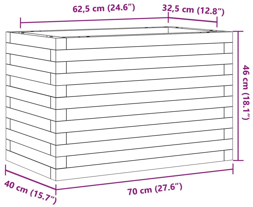 ΖΑΡΝΤΙΝΙΕΡΑ ΚΑΦΕ ΚΕΡΙΟΥ 70X40X46 ΕΚ. ΑΠΟ ΜΑΣΙΦ ΞΥΛΟ ΠΕΥΚΟΥ 3282441