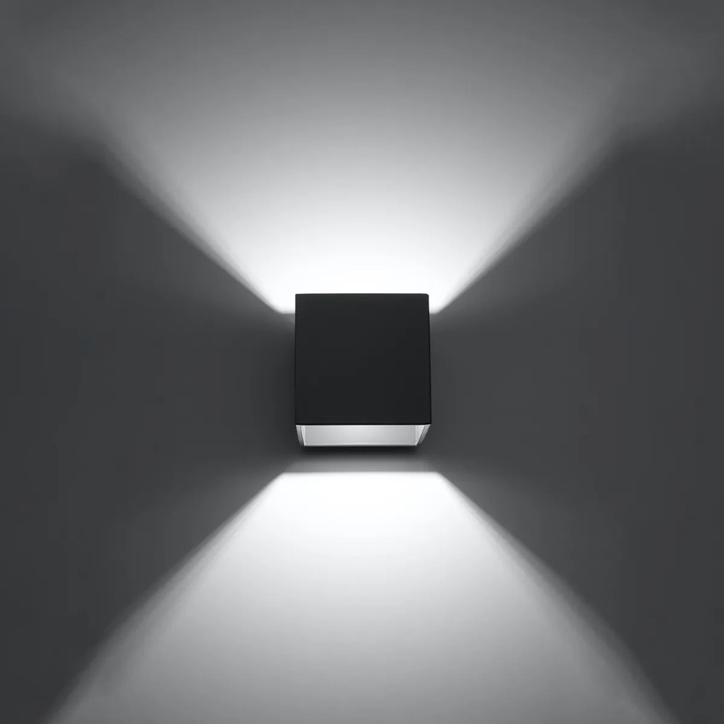 Sollux Φωτιστικό τοίχου Quad 1,αλουμίνιο,1xG9/40w