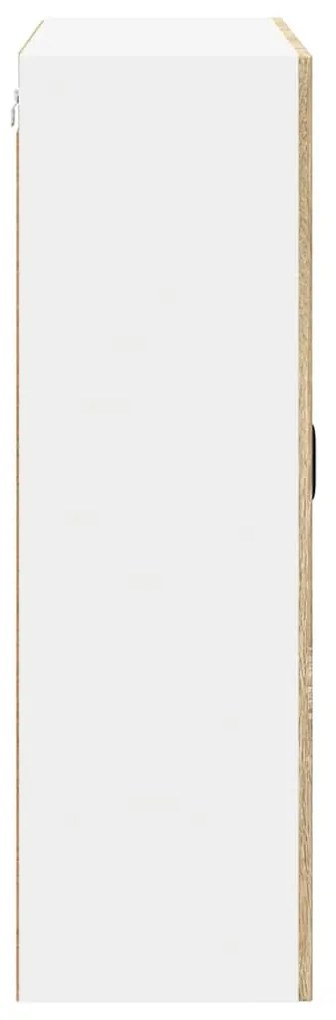 vidaXL Κρεμαστό ντουλάπι κουζίνας Δρύς Sonoma 80 x 31 x 100 εκ.