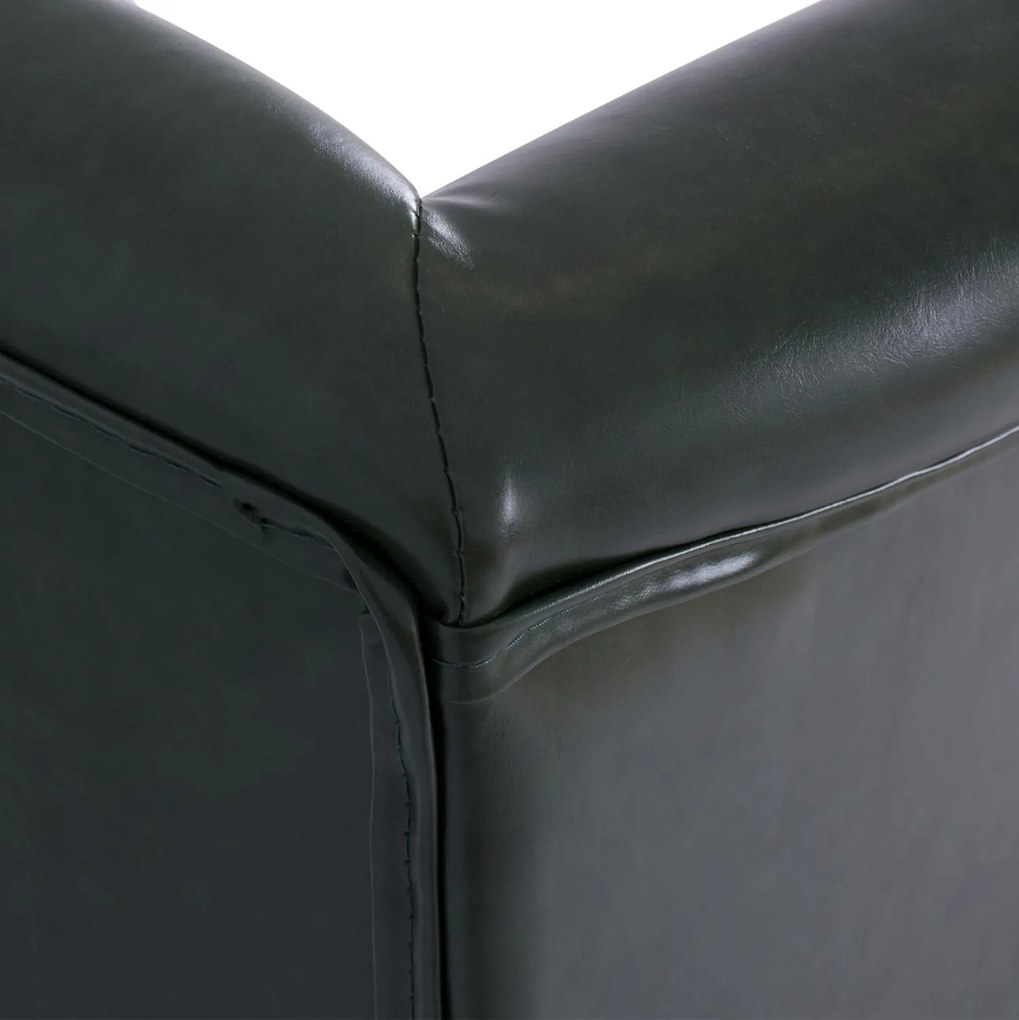 Πολυθρόνα - Μπερζέρα POLINA C0053.08 Κυπαρισσί PU Τύπου Chesterfield 83x79x104 εκ. 83x79x104 εκ.