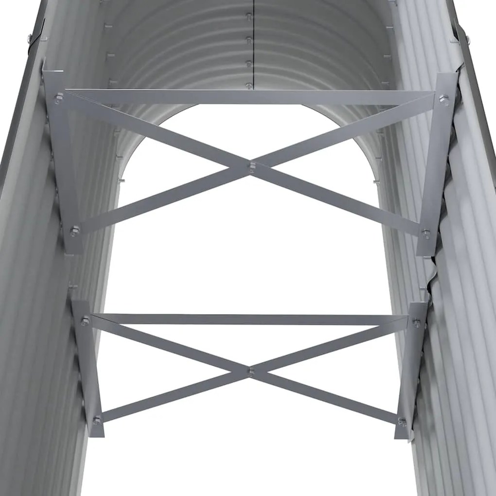 vidaXL Ζαρντινιέρα Ανθρακί 114x40x68 εκ Ατσάλι με Ηλεκτρ. Βαφή Πούδρας