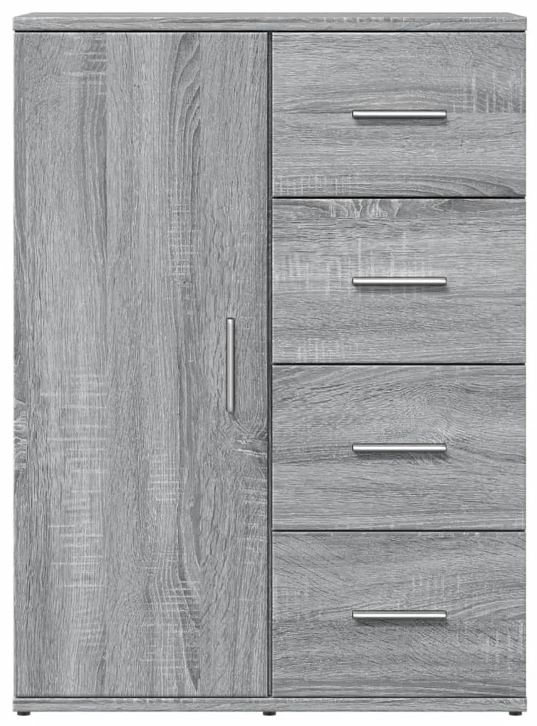 vidaXL Ντουλάπι 2 τεμ. Γκρι Sonoma 59x39x80 εκ. από Επεξεργασμένο Ξύλο