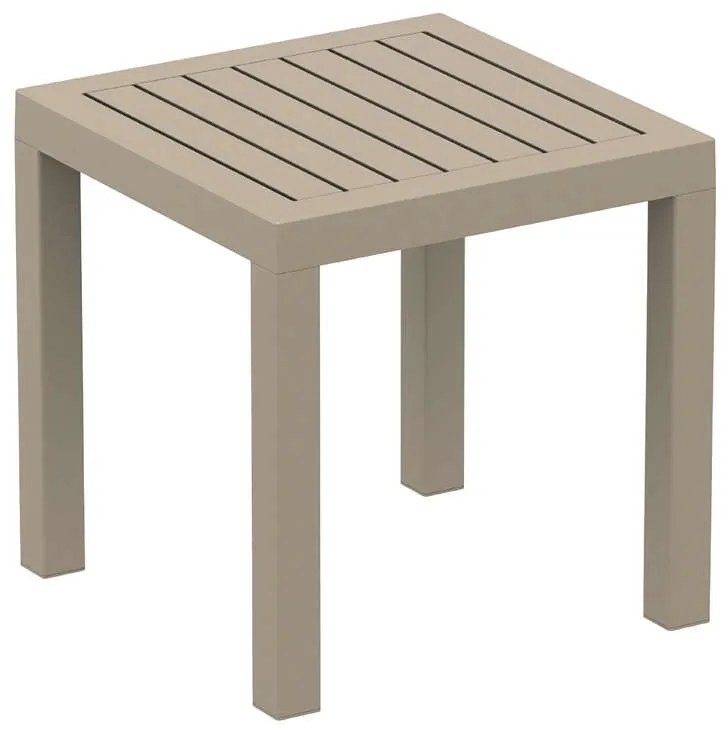 ΤΡΑΠΕΖΙ ΠΟΛΥΠΡΟΠΥΛΕΝΙΟΥ WICKER OCEAN DOVE GREY 45X45