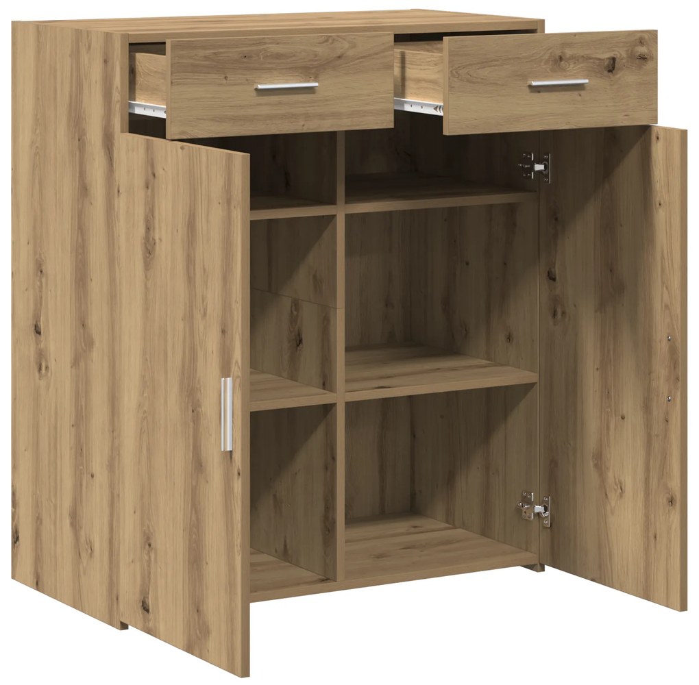 vidaXL Ντουλάπι αποθήκευσης Artisan Oak 80x42.5x93.5 εκ Επεξεργασμένο Ξύλο