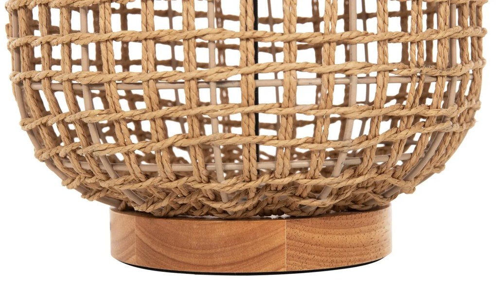Φωτιστικό Δαπέδου C4359 Μέταλλο - Paper Rope σε Καφέ Φ25x78,5Υεκ. 25x25x78.5 εκ.