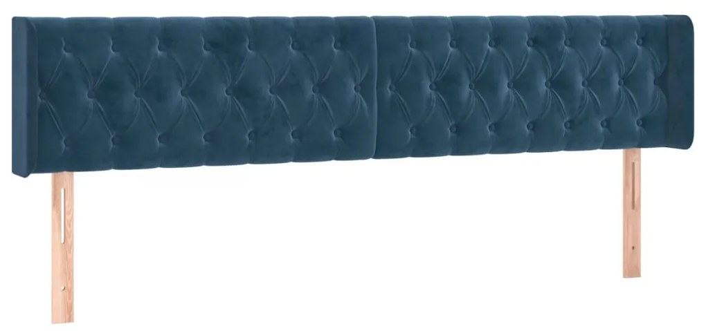 ΚΡΕΒΑΤΙ BOXSPRING ΜΕ ΣΤΡΩΜΑ ΣΚΟΥΡΟ ΜΠΛΕ 180X200 ΕΚ. ΒΕΛΟΥΔΙΝΟ 3127689