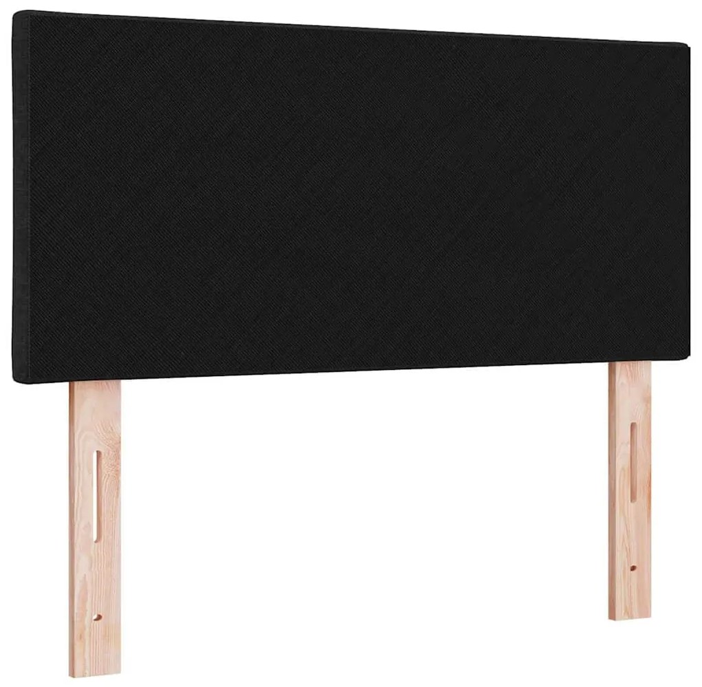 vidaXL Υφασμάτινο Κεφαλάρι Geometric με κεφαλάρι Μαύρο 100 cm ύφασμα