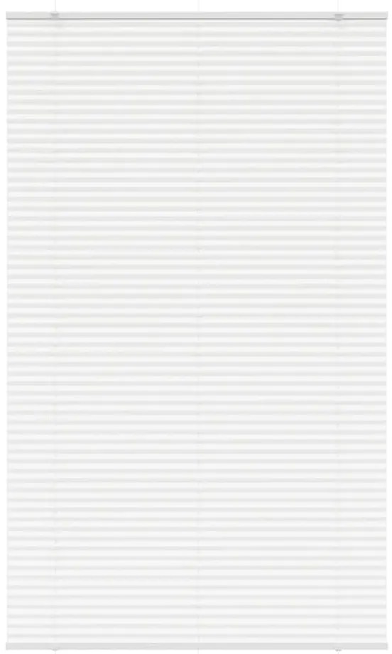 vidaXL Πλισέ περσίδα Λευκό 115x200 cm Πλάτος υφάσματος 114,4 cm