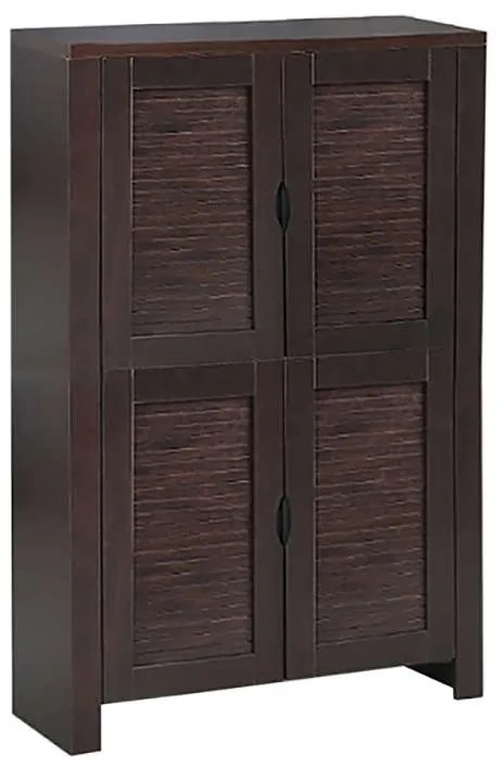 ZITA PLUS ΠΑΠΟΥΤΣΟΘΗΚΗ 80Χ32Χ127εκ. WENGE/4 ΠΟΡΤΕΣ/4 ΡΑΦΙΑ 80Χ32Χ127εκ.39.0026